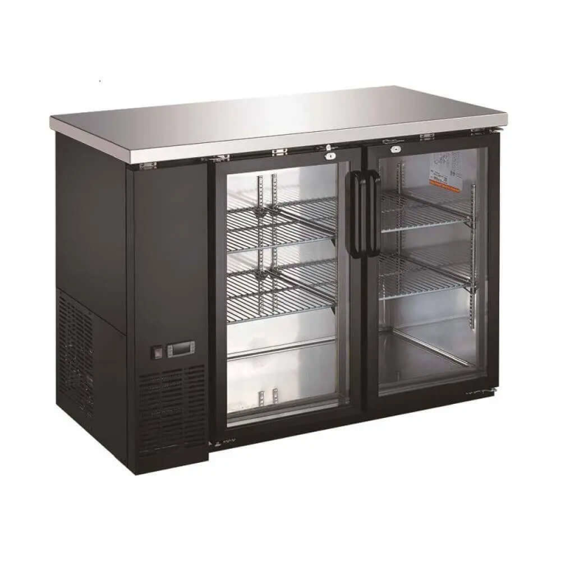 Ancaster Food Equipment BBR-48G 48.9-Inch Glass Door Commercial Back Bar Refrigerator