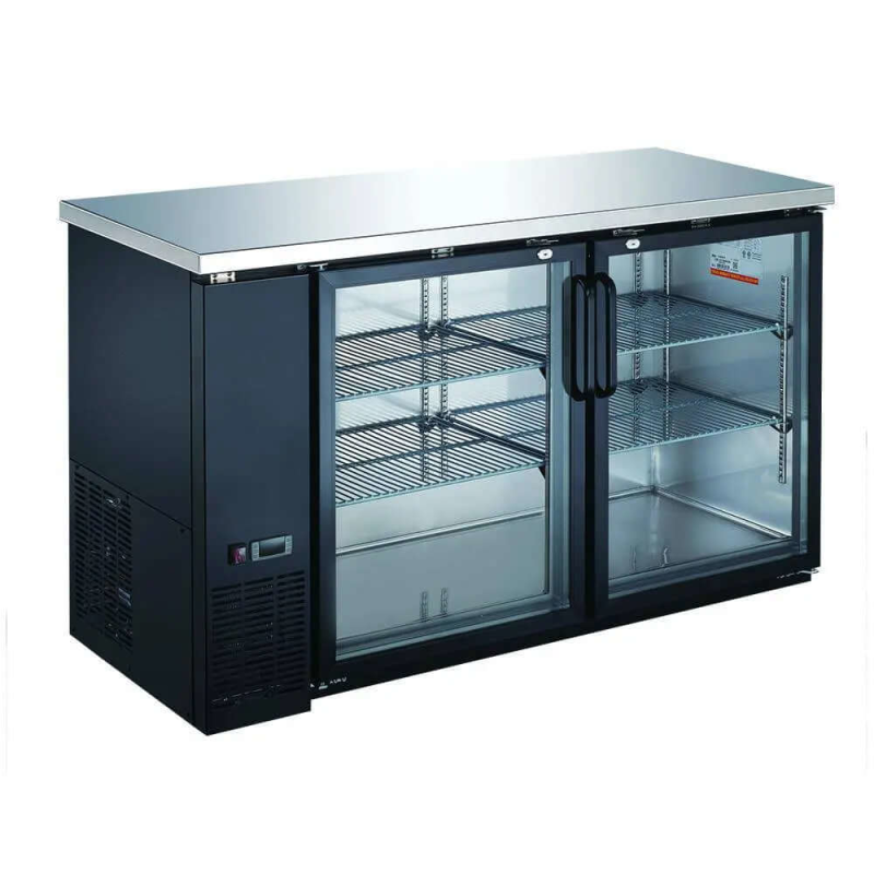 Ancaster Food Equipment 60.8-Inch Glass Door Back Bar Refrigerator (BBR-60G)