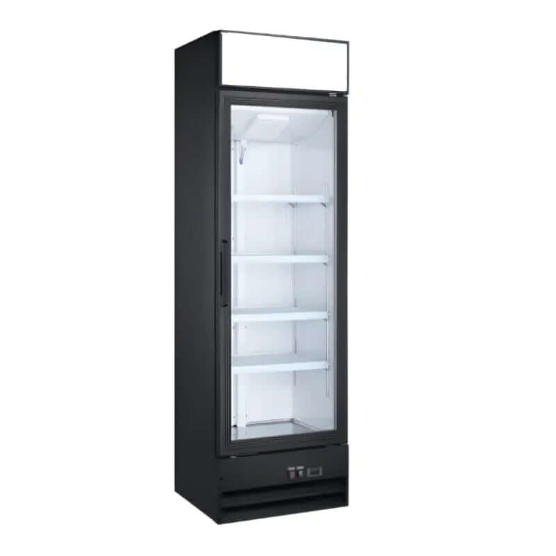 Ancaster Food Equipment G14 // G398BMF-HC 14 Cu. Ft. Single Glass Door Display Refrigerator