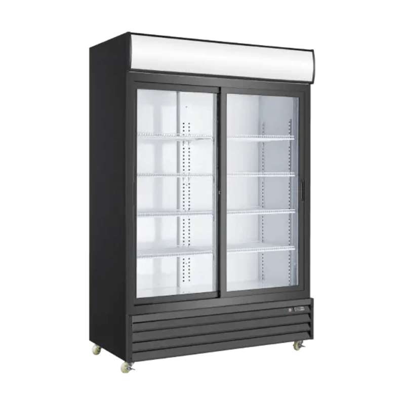 Ancaster Food Equipment AFE-G40 52.4-Inch Sliding Glass Door Display Refrigerator