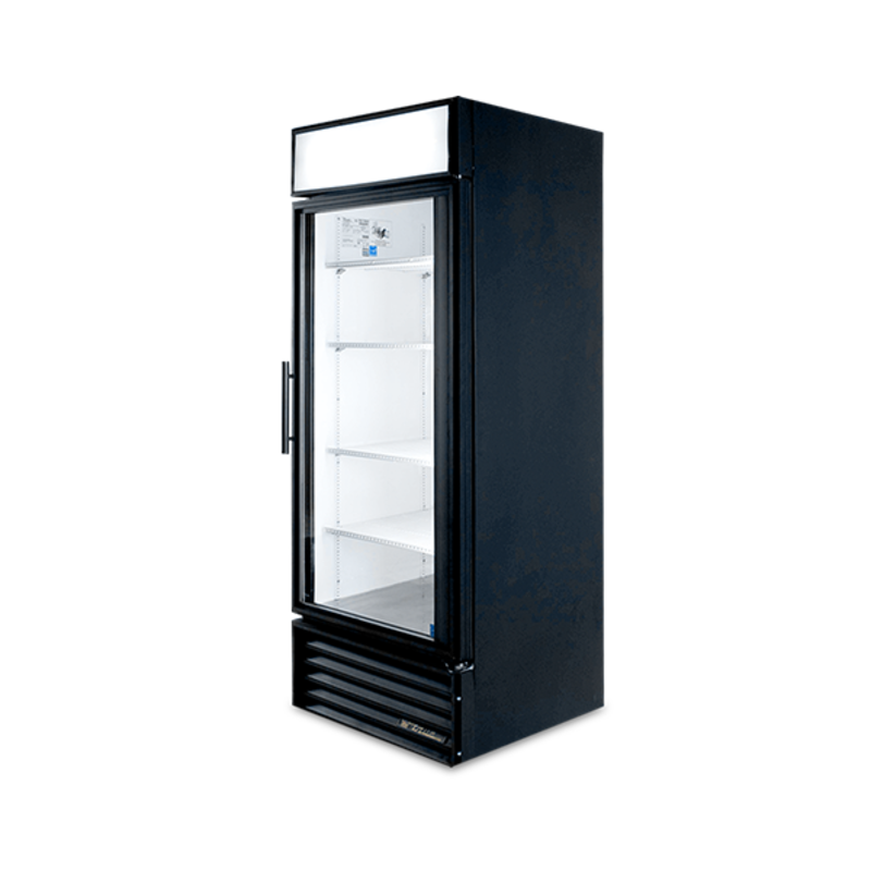 Réfrigérateur commercial reconditionné True GDM-23 à porte vitrée simple