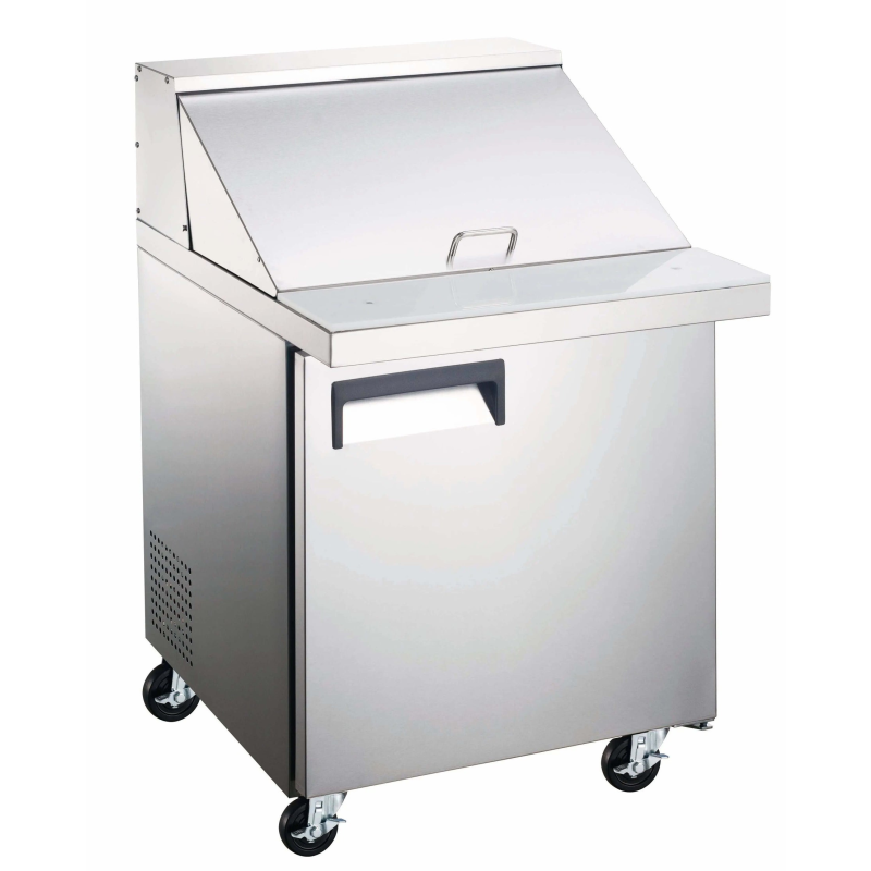 Ancaster Food Equipment Table de préparation réfrigérée Mega Top de 27,5 po AFE-PTM-27