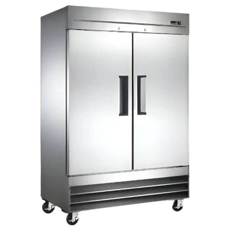 Congélateur vertical à deux portes pleines Ancaster Food Equipment SF47 de 54 pouces