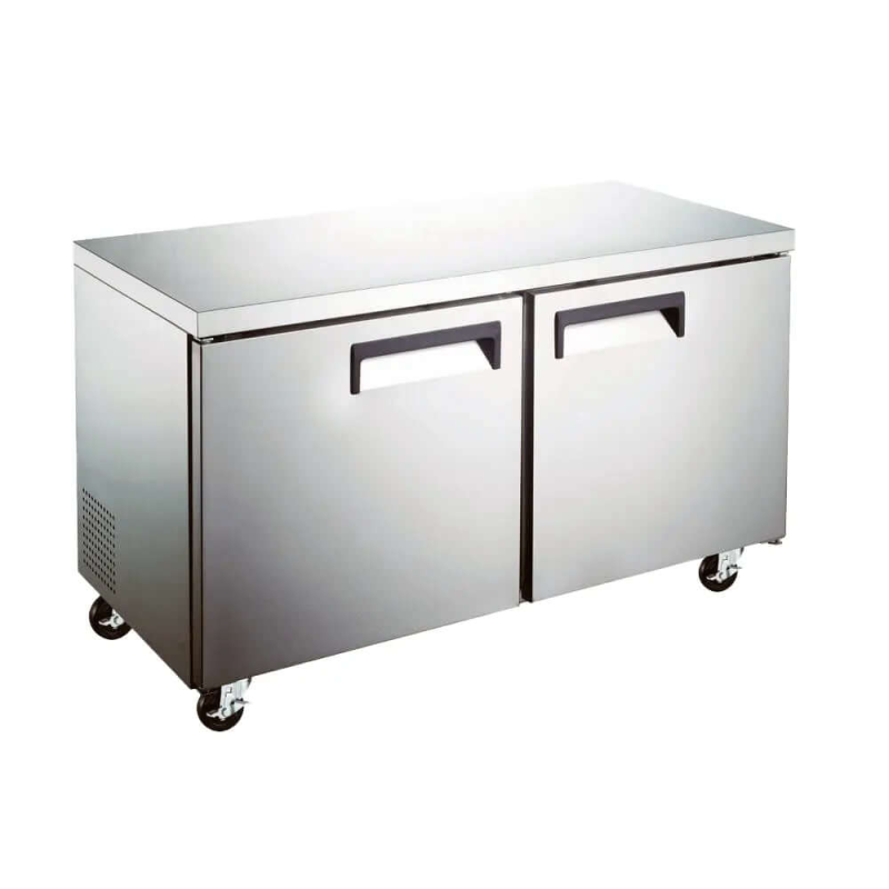 Réfrigérateur de comptoir à deux portes Ancaster Food Equipment UCR-60 de 15 pi cu (60,3 pouces)