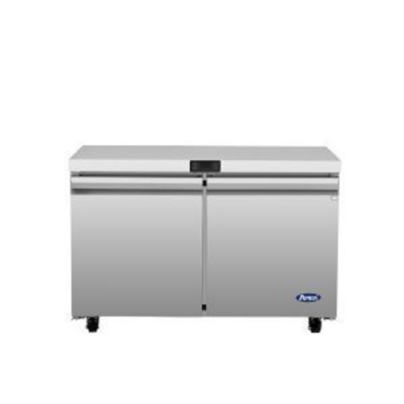 Réfrigérateur commercial de comptoir Atosa AUR48SD, 2 portes, 48 pouces