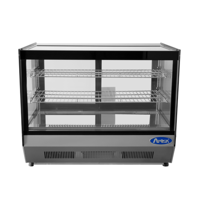 Vitrine réfrigérée de comptoir Atosa CRDS-42 de 70 cm avec vitre droite