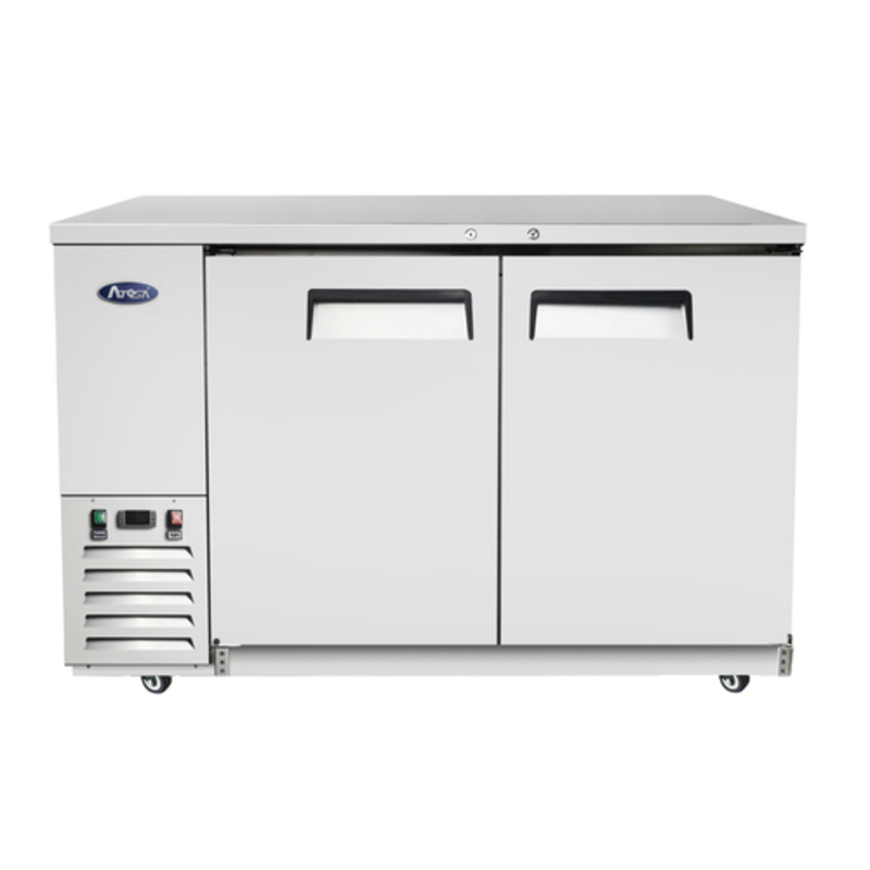 Réfrigérateur de bar arrière commercial Atosa MBB59GR à deux portes de 146,8 cm