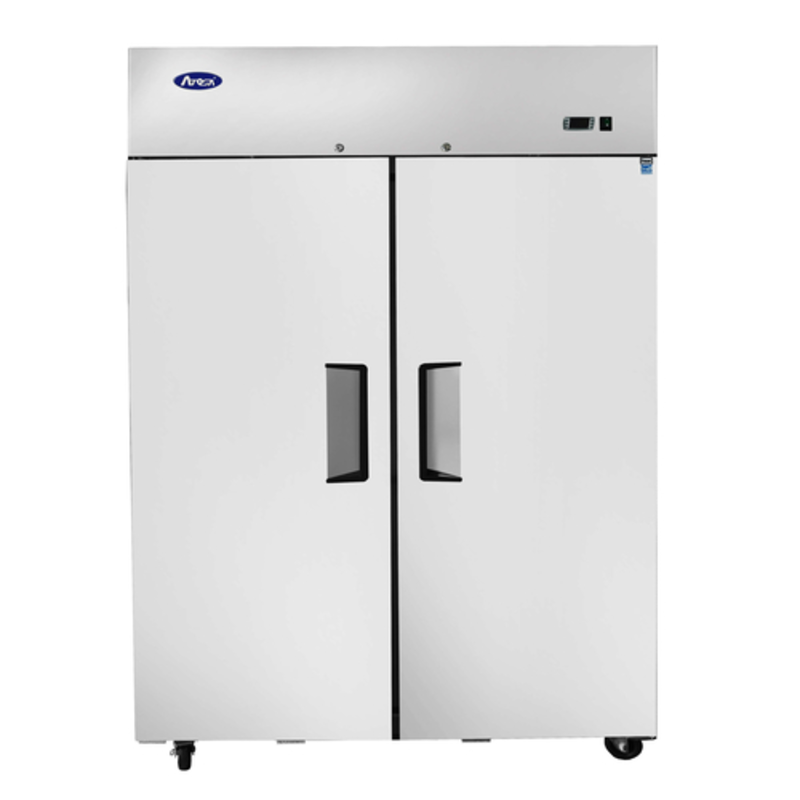 Congélateur vertical Atosa MBF8002GR à double porte, montage supérieur, 1226 L (43,2 pi³)