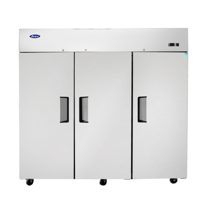 Congélateur commercial armoire Atosa MBF8003GR trois portes – Compresseur monté en partie supérieure
