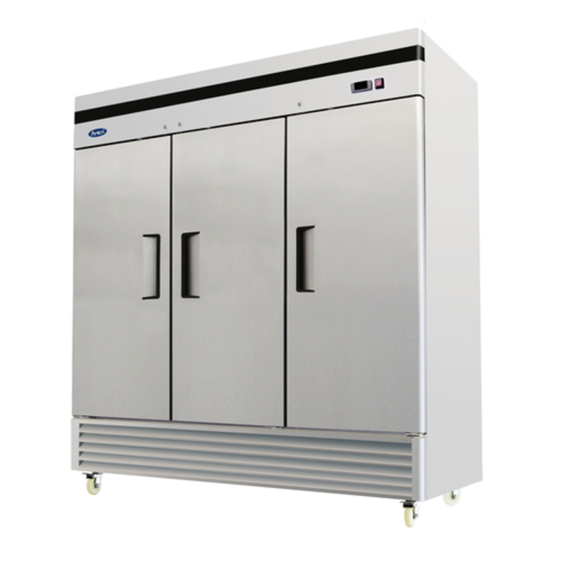 Congélateur commercial Atosa MBF8504GR de 2,08 m (81,9 po) à 3 portes pleines et accès facile