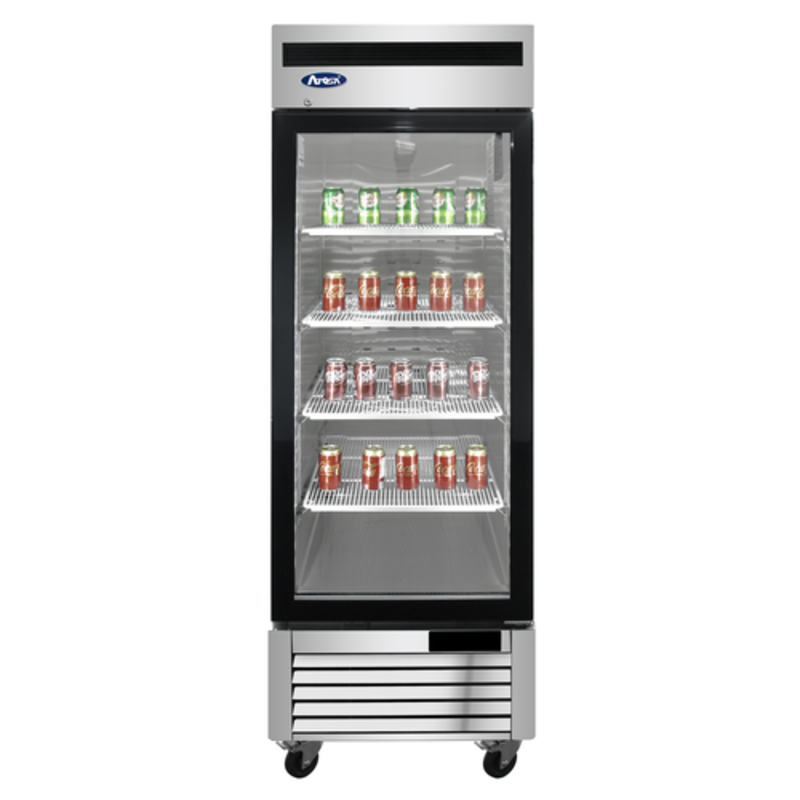 Atosa MCF8701GR 27-Inch Single Glass Door Merchandising Display Freezer