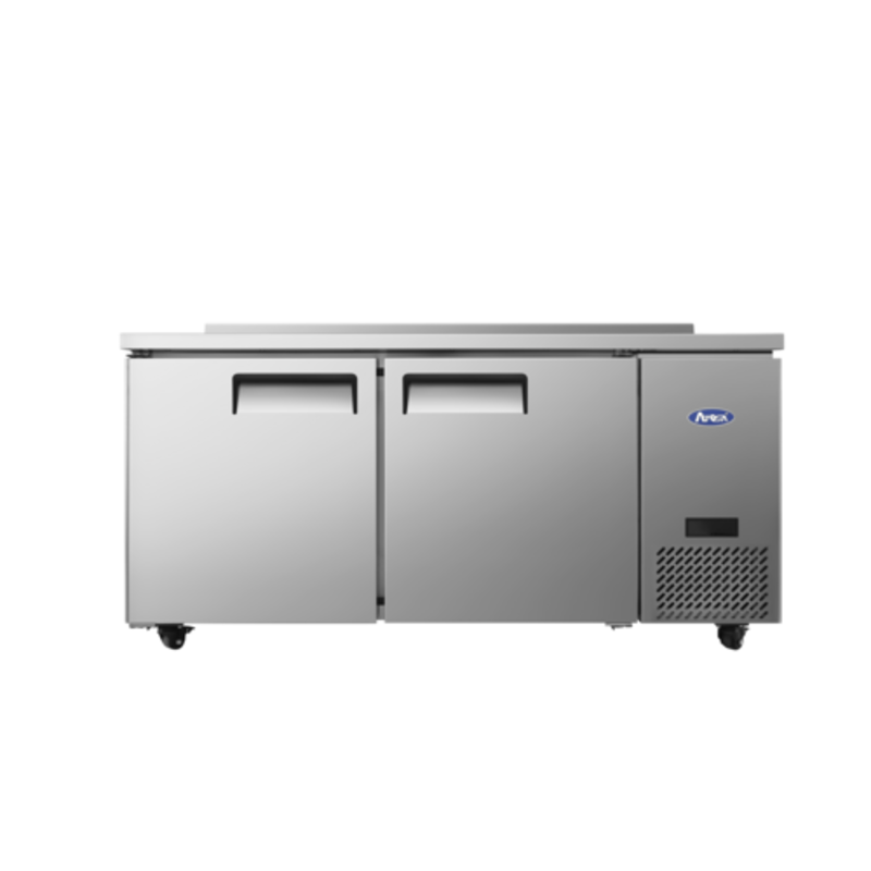Atosa MGF67GR Refroidisseur de plan de travail à montage latéral de 170 cm, 524 litres
