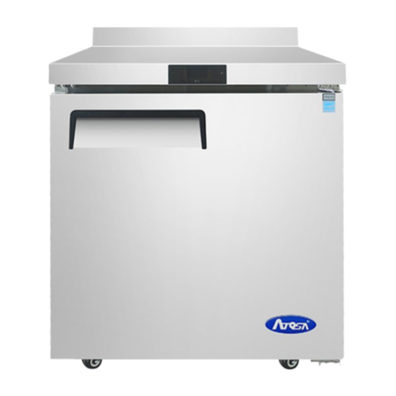 Réfrigérateur de comptoir Atosa MGF8408GR 27,5" à porte simple avec dosseret