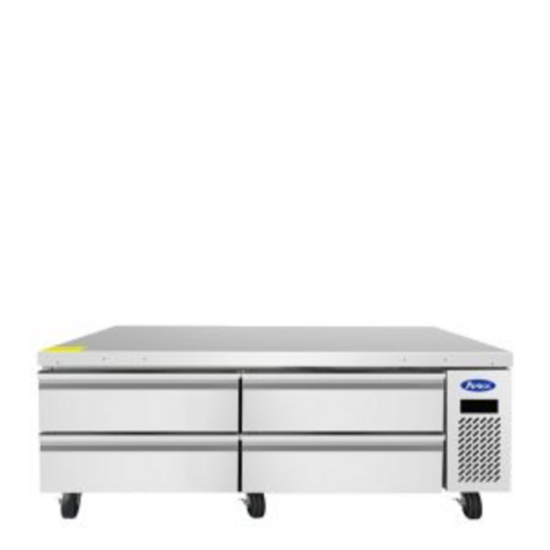 Atosa MGF8463GR Base de Chef Congélateur à Quatre Tiroirs de 72 Pouces