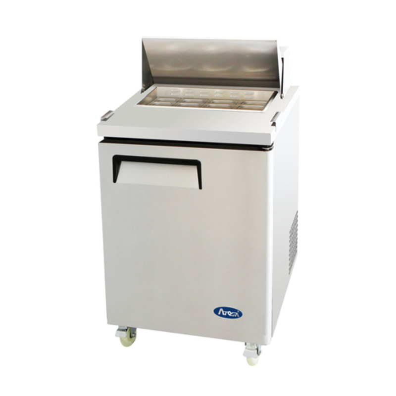 Table de préparation de sandwichs et salades à porte unique Atosa MSF8301GR de 69,85 cm
