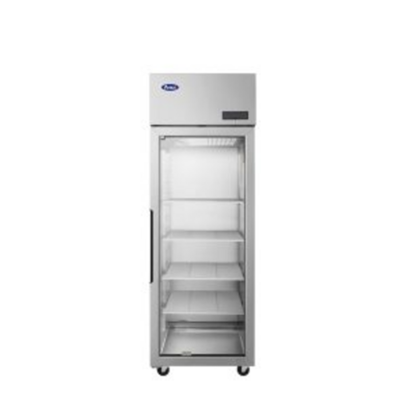Atosa 28.75-Inch Top-Mount Pass-Through Refrigerator PLUS-R1-GS-R-PT