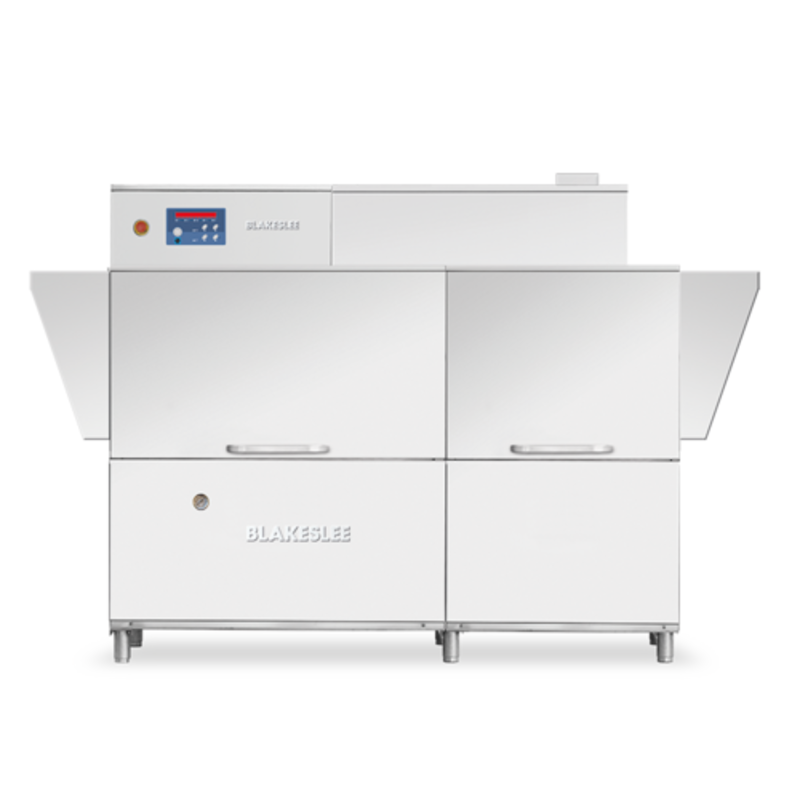 Lave-vaisselle à convoyeur double cuve Blakeslee RC86 HR 86,5 pouces avec récupération de chaleur