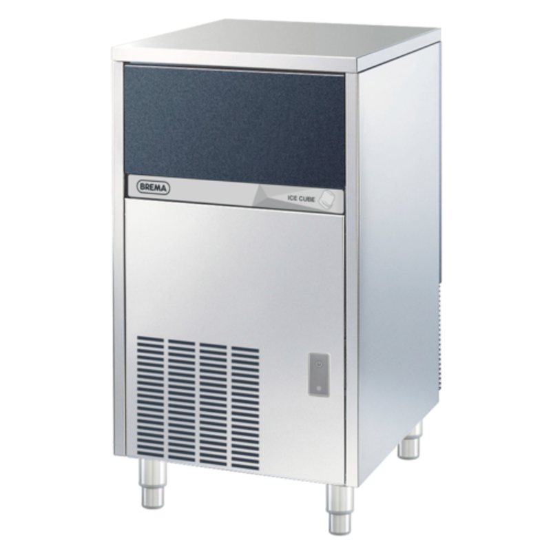 Brema CB425AHCAWS 108-lb Air-Cooled Undercounter Cube Ice Machine with 55-lb Bin