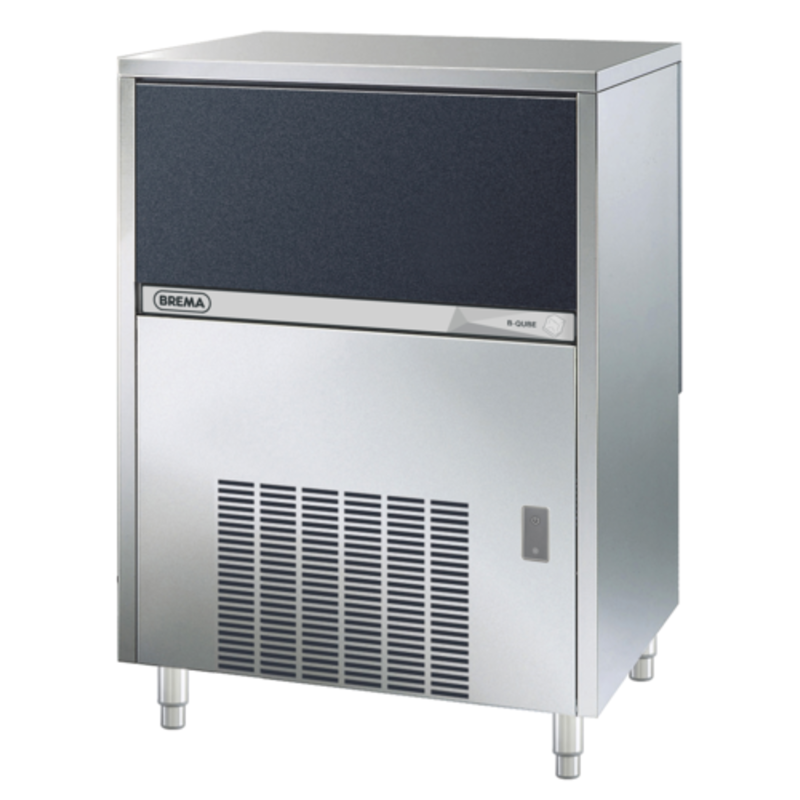 Brema CB640ABHCAWS 23.6" Under-Counter Cube Ice Machine with 88-lb Bin