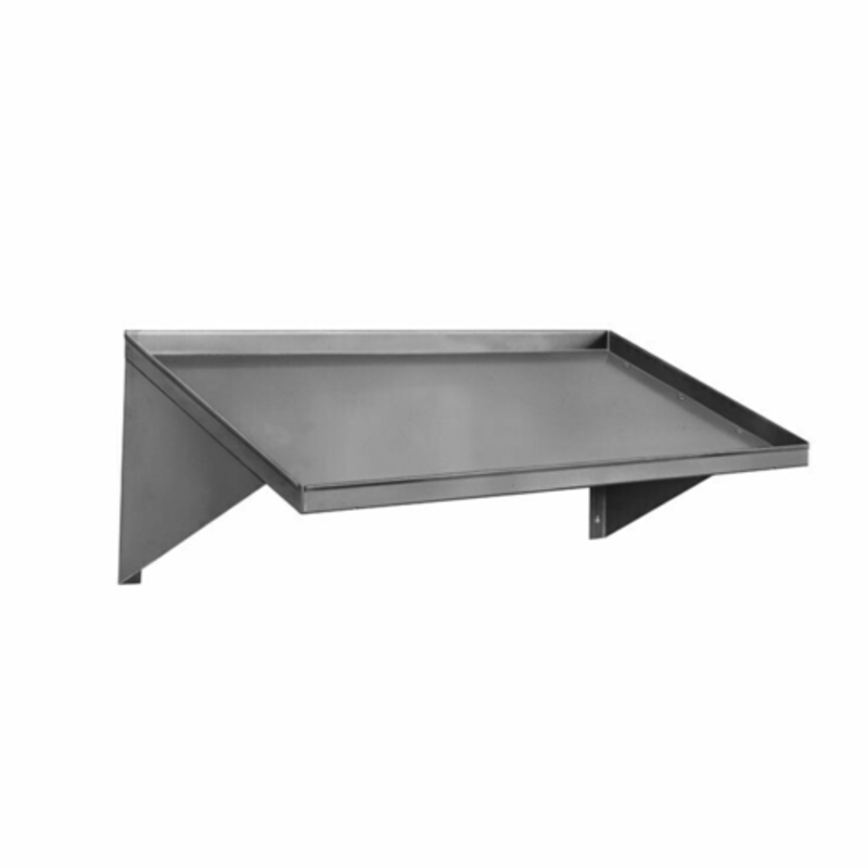 CMA Dishmachines 12620.00 Étagère de tri murale inclinée en acier inoxydable, 42" x 21-1/2"