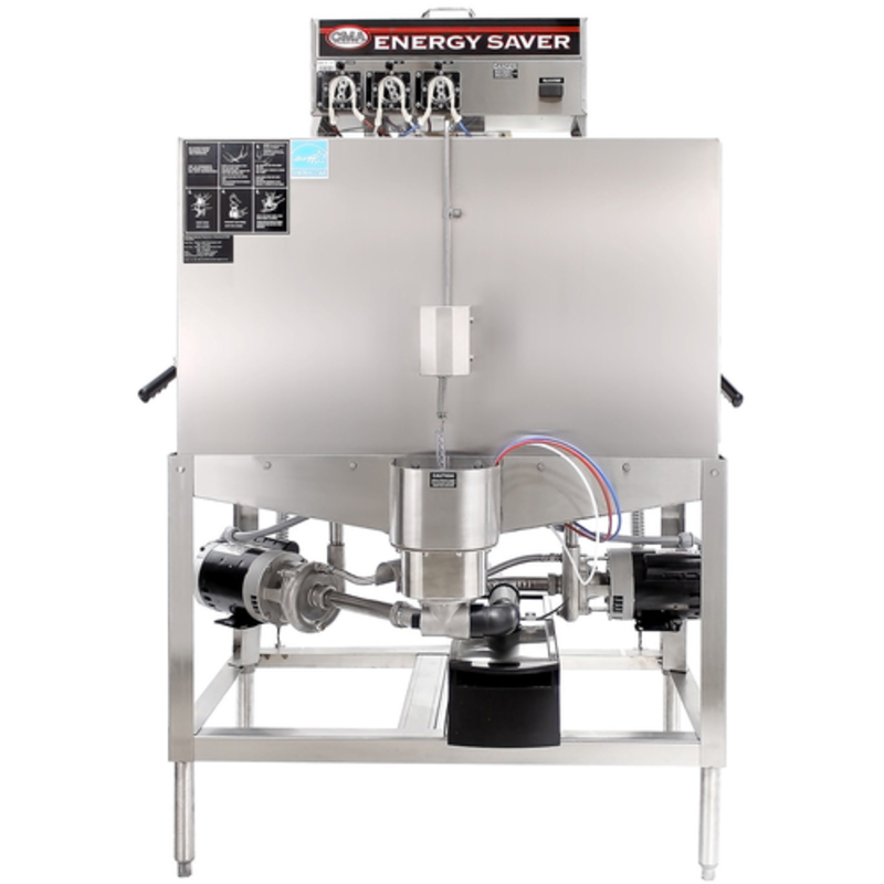 Lave-vaisselle à avancement automatique à double casier de 44 pouces CMA Dishmachines Energy Mizer modèle B