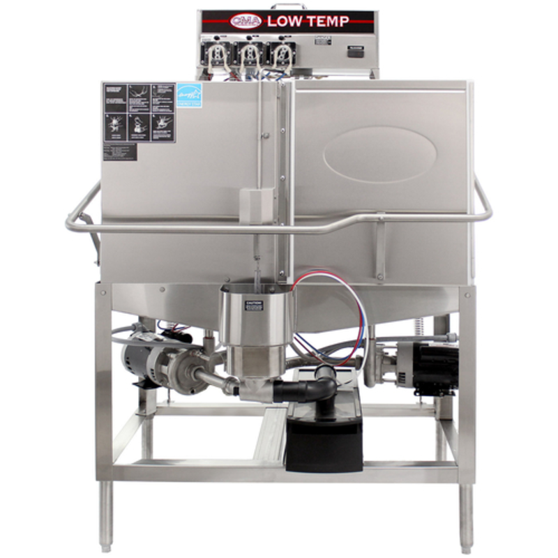 Lave-vaisselle à double casier basse température CMA Dishmachines CB Energy Mizer - 80 casiers/heure