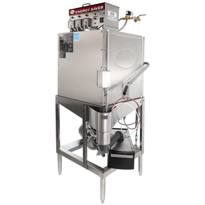 Lave-vaisselle à porte droite basse température CMA Dishmachines E-AH-EXT Energy Mizer