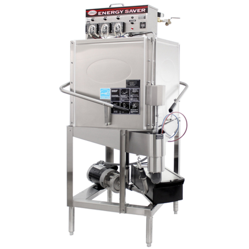 Lave-vaisselle à casier d'angle basse température CMA E-C-EXT Energy Mizer - 40 casiers/heure