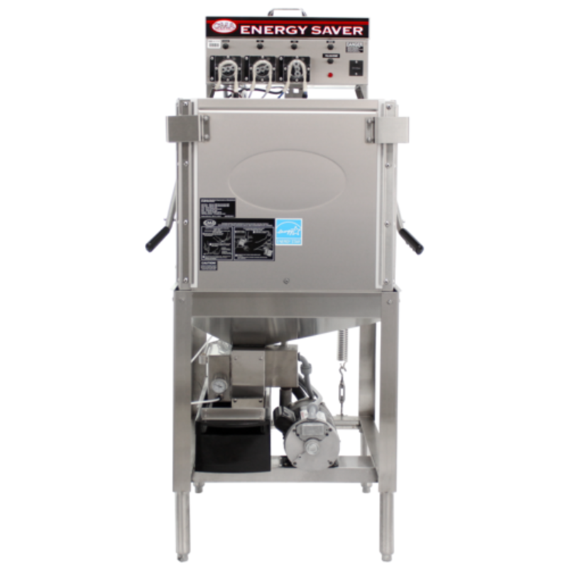 Lave-vaisselle à capot CMA Dishmachines EST-AH-EXT Energy Mizer - 40 casiers/heure