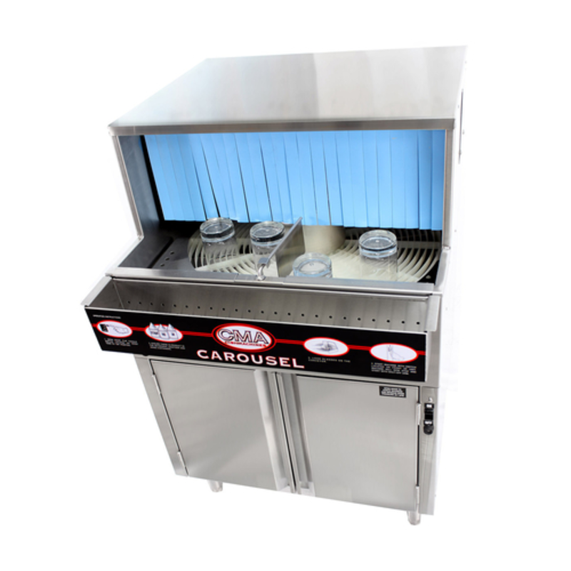 Lave-verres encastrable basse température à désinfection chimique CMA GL-C 25,25"