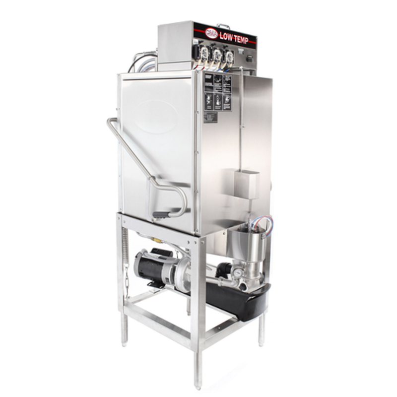 Lave-vaisselle commercial à capot CMA Dishmachines S-AH, pour casseroles et marmites, 40 casiers/heure