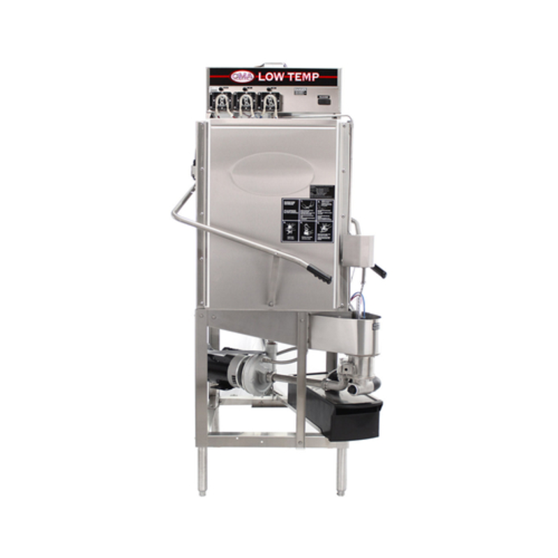 Lave-vaisselle d'angle à basse température CMA Dishmachines S-C 40 casiers/heure