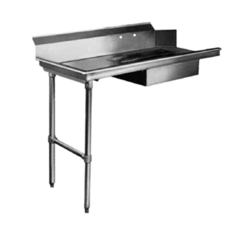 Table de plonge droite CMA Dishmachines SL-48 de 122 cm pour fonctionnement de gauche à droite