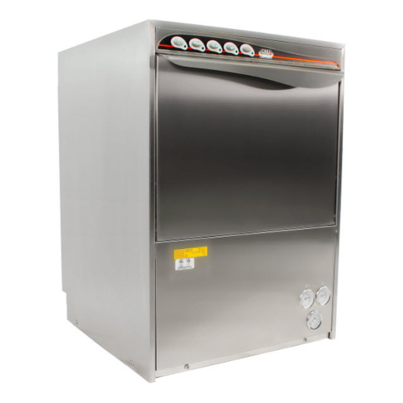 Lave-vaisselle commercial sous comptoir haute température CMA Dishmachines UC50E - 30 casiers/h