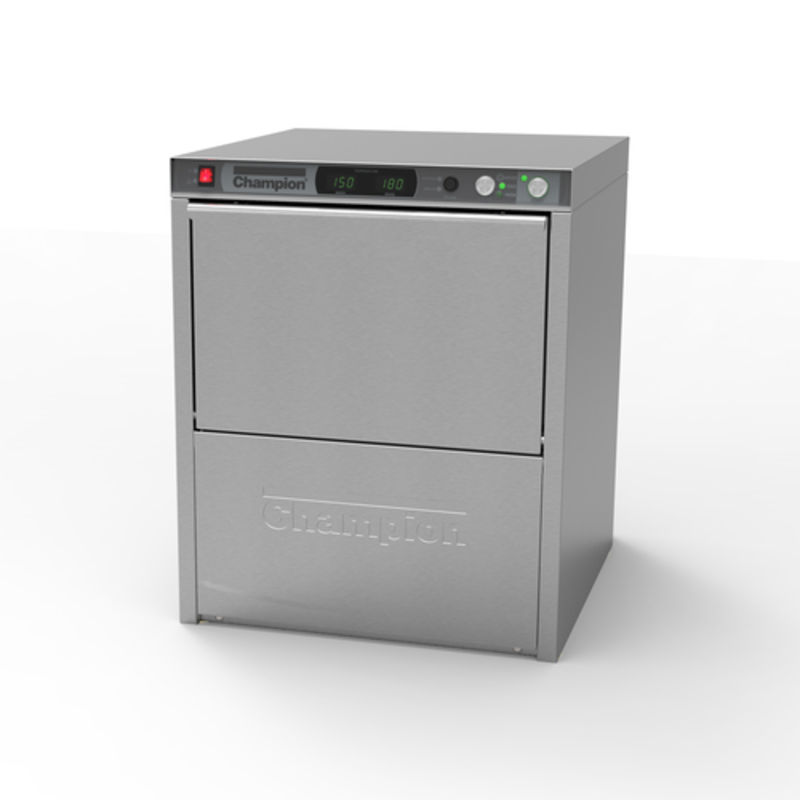 Lave-vaisselle compact à haute température sous comptoir Champion UH330ADA - 30 casiers/heure