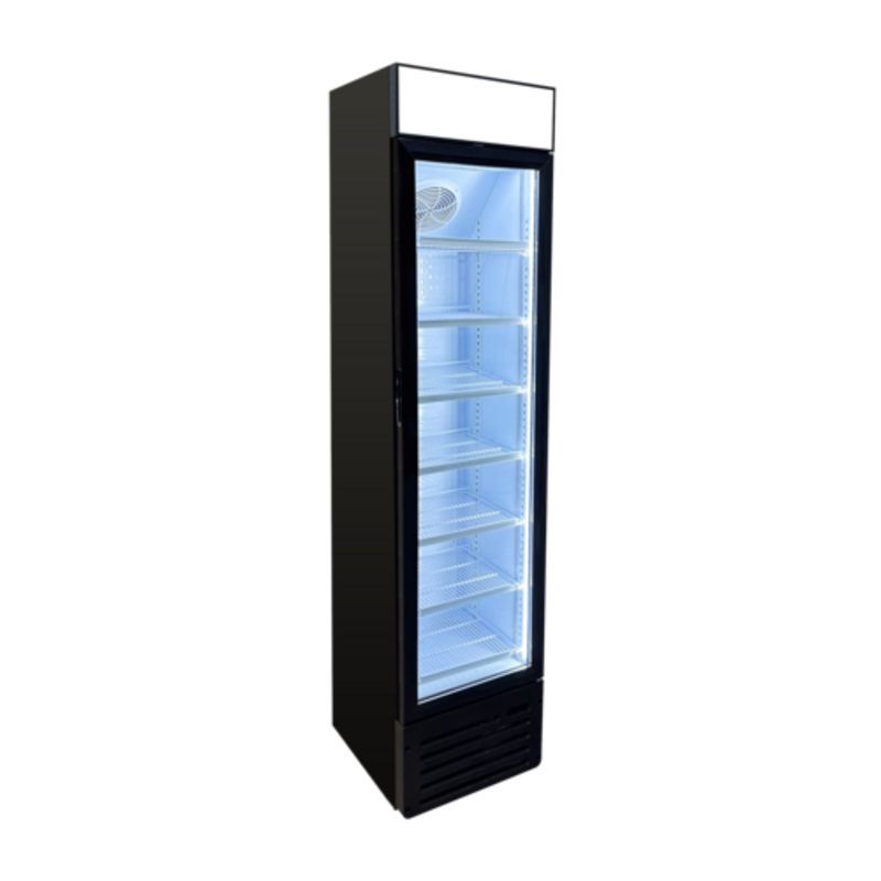 Réfrigérateur d'affichage à porte vitrée EFI C1-105GD-L de 105 L - 14,2 po de largeur