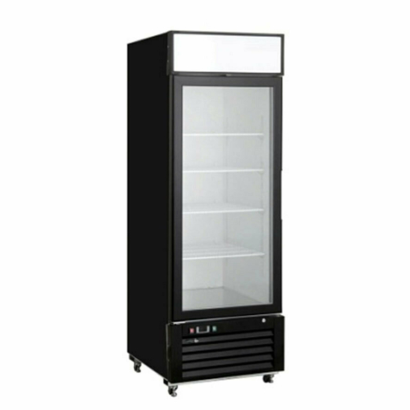 Réfrigérateur d'exposition à porte vitrée EFI C1-27GDVC Versa-Chill de 26,9 pouces et 19,7 pi³