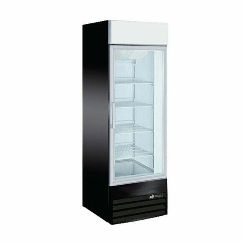 Réfrigérateur commercial vitré à porte simple EFI C1-28GDVCX de 26 pouces, 648 litres