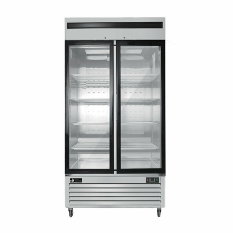 Réfrigérateur de présentation à deux portes vitrées Versa-Chill EFI C2-39GDSVC de 39,5 pouces