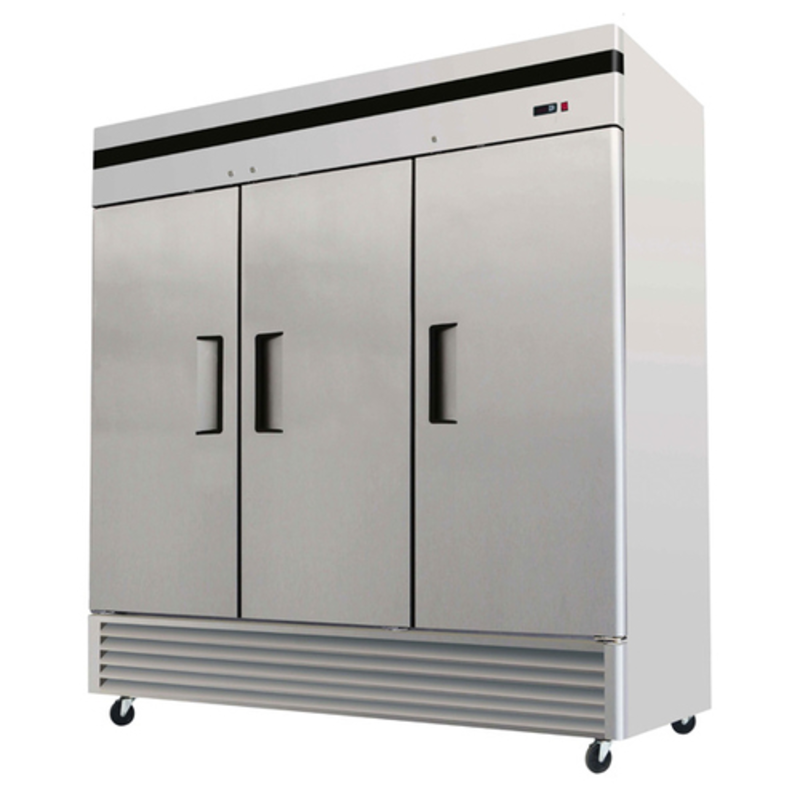 Réfrigérateur commercial ventilé 3 portes pleines à portée de main EFI C3-82VC Versa-Chill 208 cm