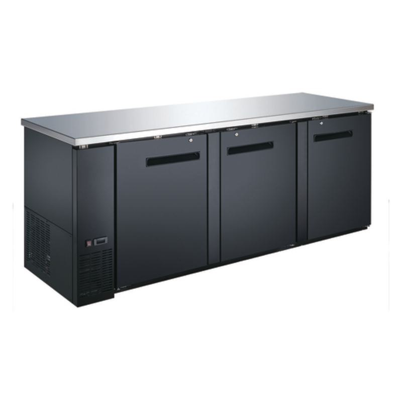 Réfrigérateur arrière de bar commercial EFI CBBDR3-90CC, 3 portes pleines, 90,4 po, 32 pi cu.