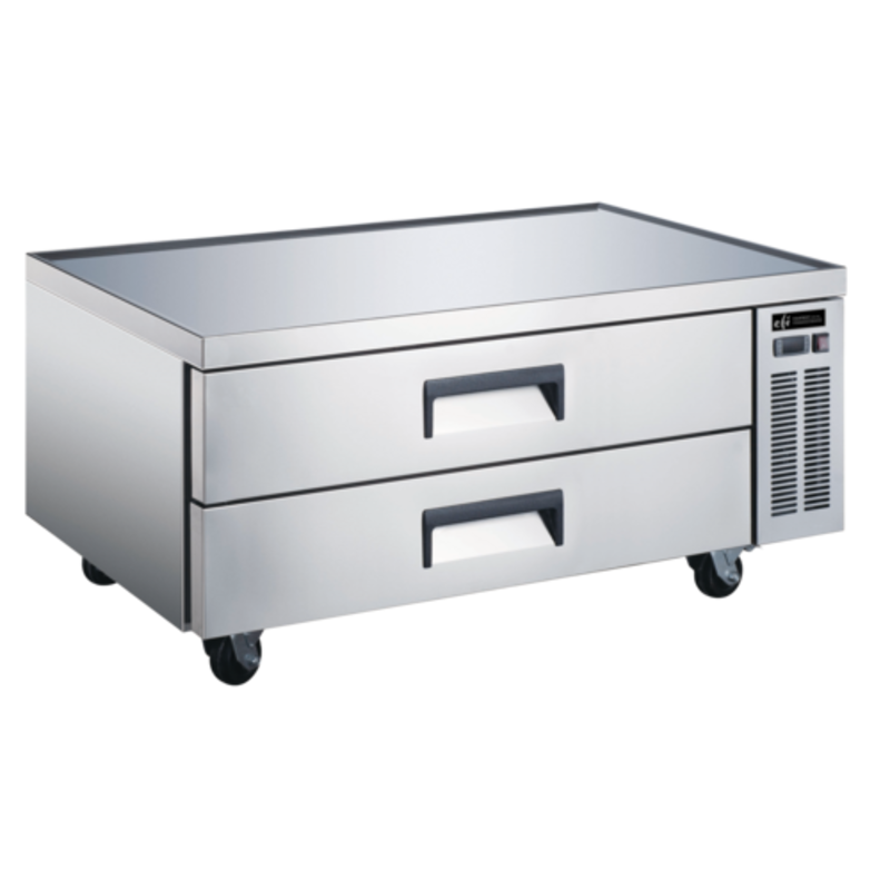 Base réfrigérée de cuisine à deux tiroirs EFI CCB-52VCX Versa Chill 52 pouces