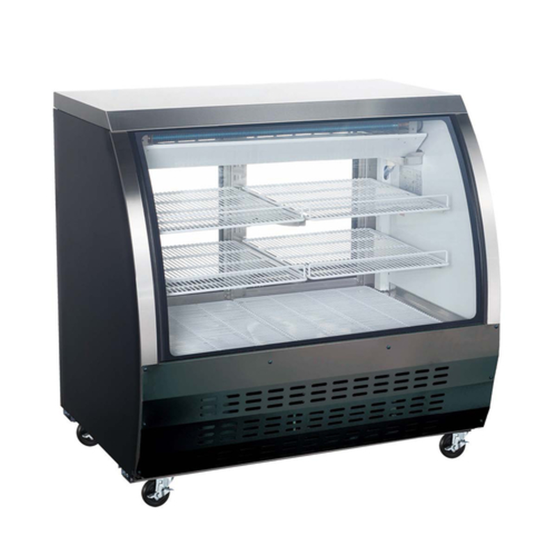 Vitrine réfrigérée de charcuterie à vitre courbe EFI CDC-48 47-1/4"