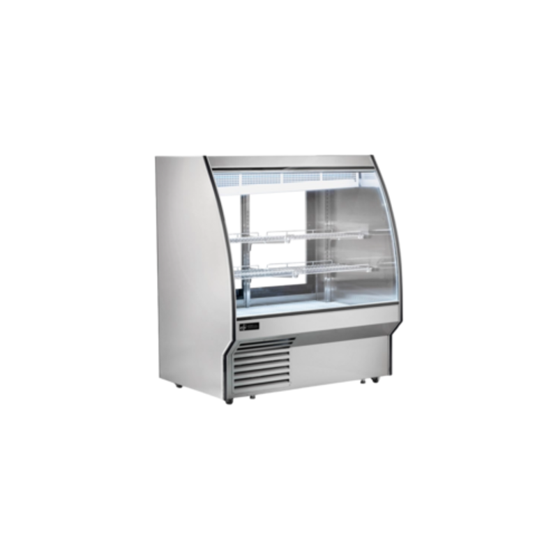 Vitrine Réfrigérée à Courbe Vitrée EFI CDCSC-48 de 122,2 cm pour Traiteur