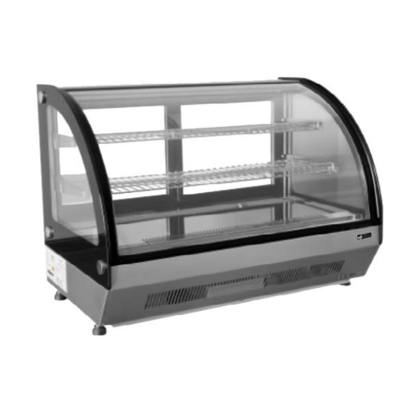 Vitrine réfrigérée de comptoir en verre courbé EFI CGCM-CT-3526 35-3/8"