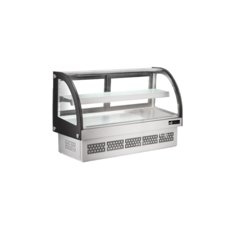 Vitrine réfrigérée encastrable à verre bombé de 48,5 pouces EFI CGCM-CT-4833