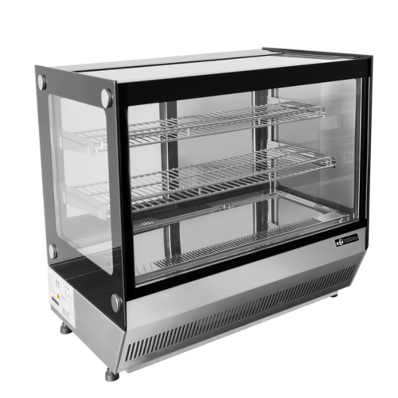 EFI CGSM-CT-2726 Présentoir réfrigéré de comptoir en acier inoxydable de 27,6 po