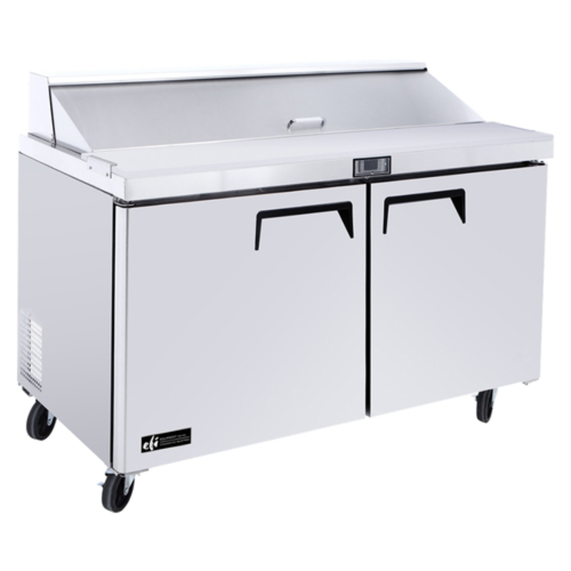 Station de préparation réfrigérée à sandwichs et salades Versa-Chill EFI CSDR2-60VC de 60 pouces