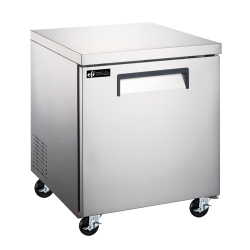 Réfrigérateur de comptoir à porte simple X-Line de 27 pouces EFI CUDR1-27VCX-L, charnière à gauche