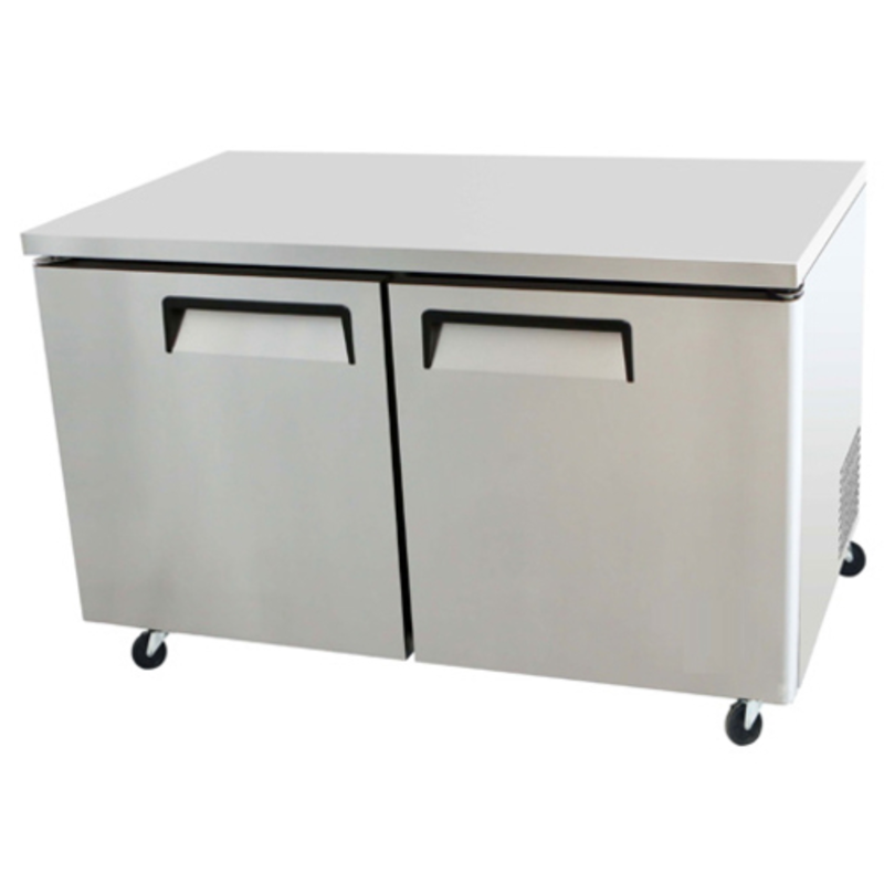 Réfrigérateur de comptoir commercial à 2 portes EFI CUDR2-60VC Versa-Chill de 60 pouces